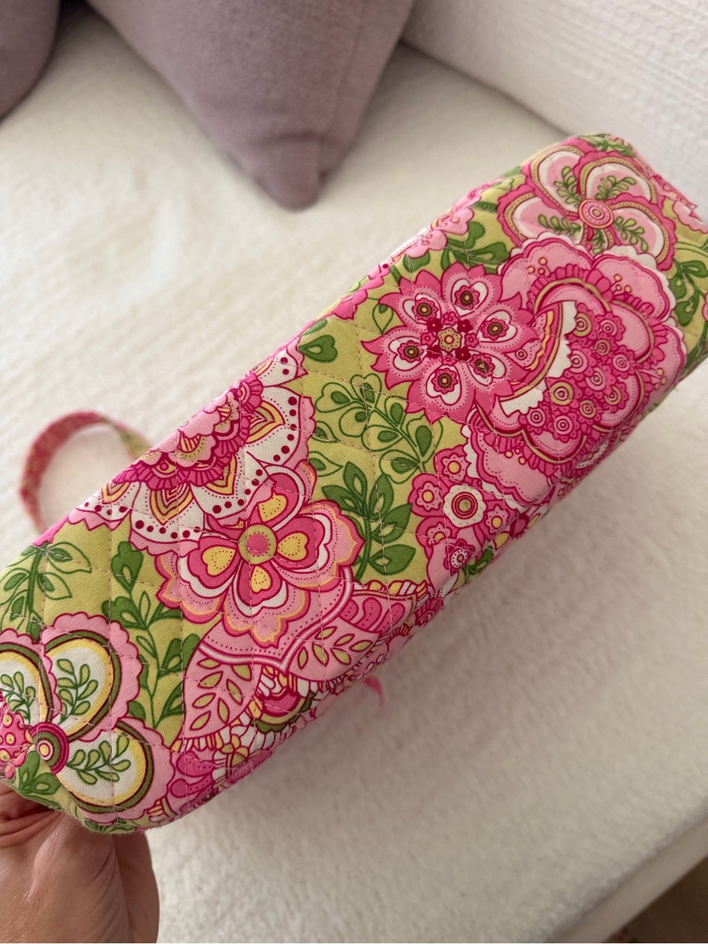 Vera Bradley Petal Pink medium Tote Bag - Picture 5 of 6